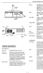 Epson ActionPC 5500 Руководство по информации о продукте