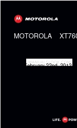 Motorola XT760 Manual