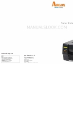 Argox iX4 Series Installationshandbuch