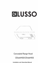 diLUSSO CE920HSS Manual de instalación y funcionamiento