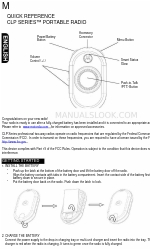 Motorola CLP series Referência rápida