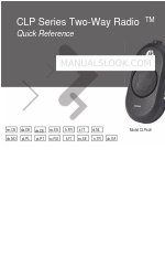 Motorola CLP series Quick Reference