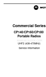 Motorola CP 140 Информация о сервисе