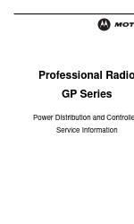 Motorola GP320 Series Información de servicio