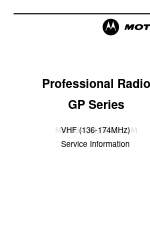 Motorola GP340 ATEX Información de servicio