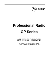 Motorola GP340 ATEX Información de servicio