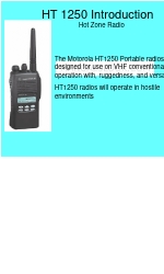 Motorola HT1250 Manual