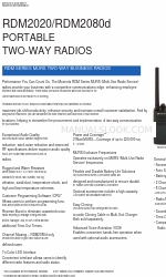 Motorola RDM2020 Scheda tecnica