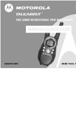 Motorola Talkabout T6530 Manual del usuario