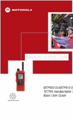 Motorola TETRA MTP850 EX Panduan Pengguna Dasar