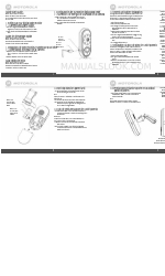 Motorola MBP28 Twin Quick Start Manual