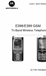 Motorola E398 series Посібник з експлуатації