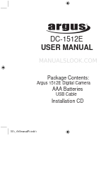 Argus Argus DC-1512E Manual do utilizador