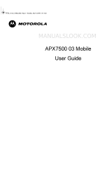 Motorola APX7500 03 Benutzerhandbuch