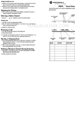 Motorola EM200 Quick Reference Card