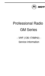 Motorola GM Series Service Information