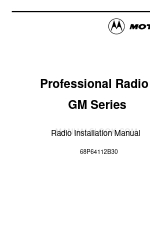 Motorola GM Series Installation Manual