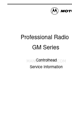 Motorola GM160 Service Information