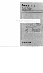 Motorola M10 Operating Instructions Manual