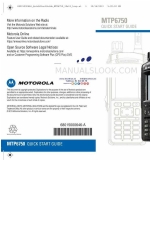 Motorola MTP6750 Посібник із швидкого старту