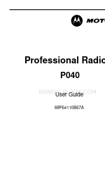 Motorola P040 User Manual