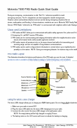 Motorola T600 FRS クイック・スタート・マニュアル