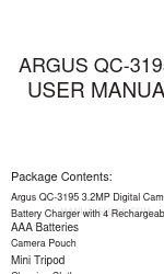 Argus QC-3195B Manuel de l'utilisateur