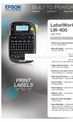 Epson LabelWorks LW-400 Specifications