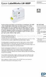 Epson LabelWorks LW-900P Lembar data