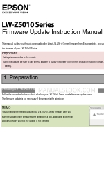 Epson LabelWorks LW-Z5010 Series Firmware Update Instruction Manual