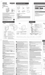 Epson LABELWORKS LW-Z710 Руководство по установке