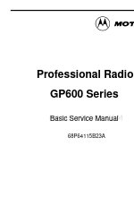 Motorola GP1280 Series Manual de serviço básico