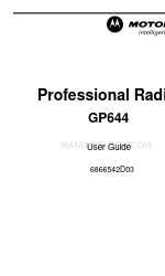 Motorola GP644 Manuale d'uso