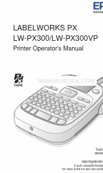 Epson LABELWORKS PX LW-PX300 Operatör El Kitabı