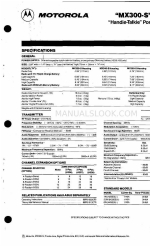 Motorola MX300-S Series Manuale