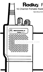 Motorola radius P110 사용 설명서