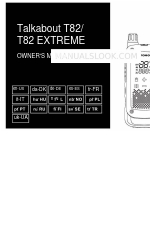 Motorola TALKABOUT T82 Instrukcja obsługi