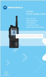 Motorola TETRA CEP400 Panduan Pengguna Dasar