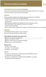 Motorola clp446 User Instruction