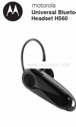 Motorola H560 - Headset - Over-the-ear ユーザーマニュアル