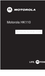 Motorola HK110 Handmatig