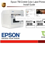 Epson SecurColor TM-C3400 Manual de instalação