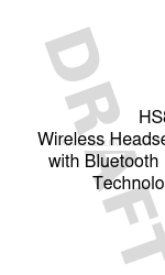 Motorola HS850 - Headset - Over-the-ear Manual