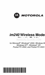 Motorola im240 - Wireless PC Card Modem Manual del usuario