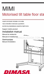 DIMASA Motorised tilt table floor stand インストレーション・マニュアル