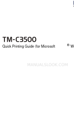 Epson TM-C3500 Series Handleiding Snel Afdrukken