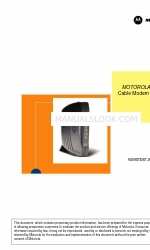 Motorola SB5101 - SURFboard - 30 Mbps Cable Modem Referentiehandleiding