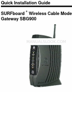 Motorola SURFboard SBG900 Quick Installation Manual