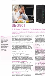 Motorola SURFboard SBG901 Datasheet