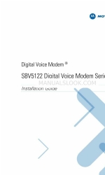 Motorola SURFboard SBV5122 설치 매뉴얼